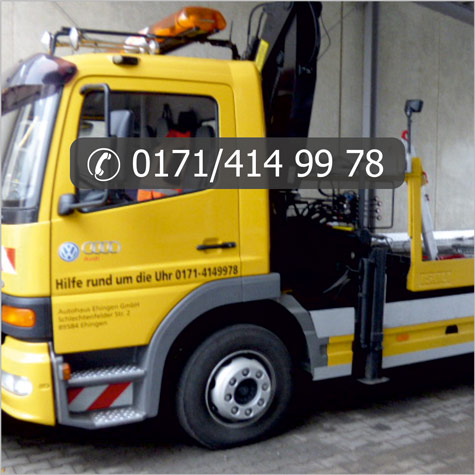 Unser 24-Stunden Not-und Abschleppdienst